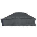 vidaXL Coussin de palette pour banc Anthracite 180x40x8 cm en tissu Oxford