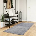 vidaXL Tapis shaggy PAMPLONA poils longs moderne bleu 80x200 cm