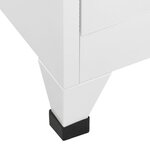 vidaXL Armoire à casier avec 18 compartiments Métal 90x40x180 cm