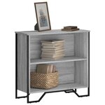 vidaXL Bibliothèque sonoma gris 80x31x74 5 cm bois d'ingénierie