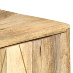 vidaXL Buffet 118x30x75 cm Bois de manguier massif