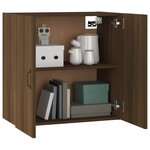vidaXL Armoire murale Chêne marron 60x31x60 cm Bois d'ingénierie