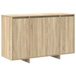 vidaXL Buffet en chêne de Sonoma Chêne de Sonoma Bois d'ingénierie