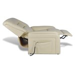 vidaXL Fauteuil inclinable TV Beige Similicuir