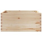 vidaXL Jardinière 100x100x46 cm bois de pin massif
