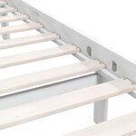 vidaXL Cadre de lit sans matelas blanc bois massif 100x200 cm