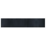 vidaXL Tapis rectangulaire gris 100x500 cm bambou