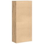 vidaXL Haut de meuble Artisan Chêne 80x39x178 cm Bois d'ingénierie
