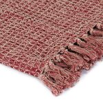 vidaXL Couverture en coton 160 x 210 cm Bordeaux