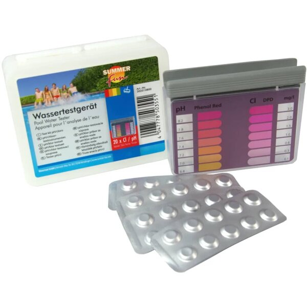 Summer Fun Kit de test PH et de chlore