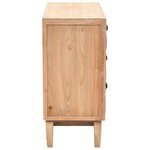 vidaXL Armoire à tiroirs bois de sapin massif 80x36x75 cm