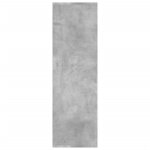 vidaXL Bibliothèque gris béton 98x29x97 5 cm bois d'ingénierie
