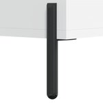 vidaXL Table basse blanc 50x50x40 cm bois d'ingénierie