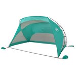 vidaXL Tente de plage vert d'eau 274x178x170/148 cm 185T polyester