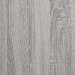 vidaXL Table de chevet murale sonoma gris 35x30x51cm bois d'ingénierie