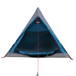 vidaXL Tente de camping 2 personnes bleu imperméable