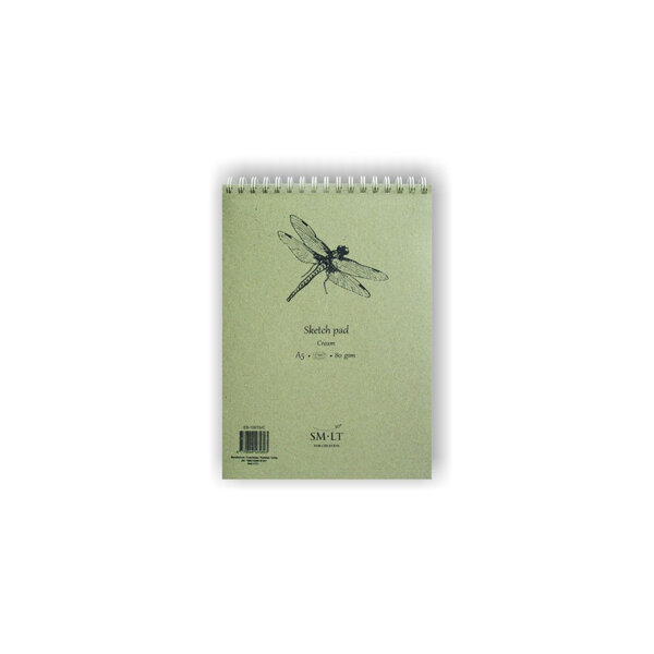 SM-LT Bloc Spirale - Dessin - Crème - A5 - 70 feuilles - 80 gsm