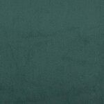 vidaXL Repose-pied Vert foncé 60x50x41 cm Velours