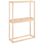 vidaXL Porte-pneus 120x40x180 cm Bois de pin massif
