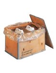 (1 fond cloue s/pal) caisse bois contreplaqué - fond cloué sur palette 1180 x 780 x 585mm