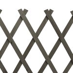 vidaXL Clôture en treillis de jardin Gris 150x80 cm Bois de sapin