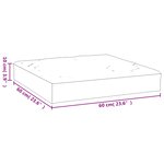 vidaXL Coussin de palette bleu marine 60x60x10 cm tissu oxford
