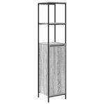 Ensemble de meubles de salle de bain 2 pièces vidaXL gris Sonoma en bois d'ingénierie