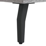 vidaXL Meuble TV sonoma gris 102x36x50 cm bois d'ingénierie