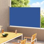 Vidaxl auvent latéral rétractable de patio 200x300 cm bleu