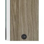 vidaXL Armoire de salle de bain à miroir à LED Blanc et chêne