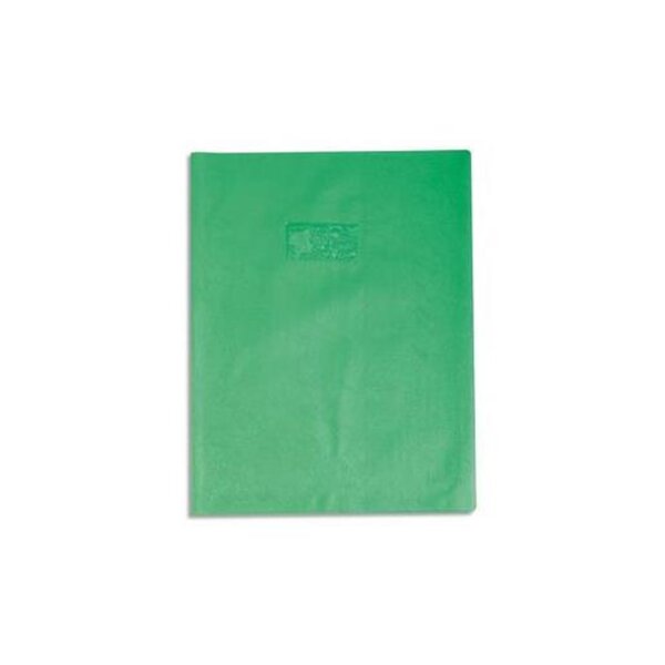 Protège-cahier Grain Cuir 20/100ème 24x32 Vert clair CALLIGRAPHE