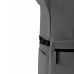 Xiaomi Roll Top Casual Backpack Sac à dos pour ordinateur portable 15 6" 23L - Étanche - Large ouverture sur le dessus - Dos rembourré et en maille - Sangle de bagage - Poignées renforcées à double couture - Couleur grise