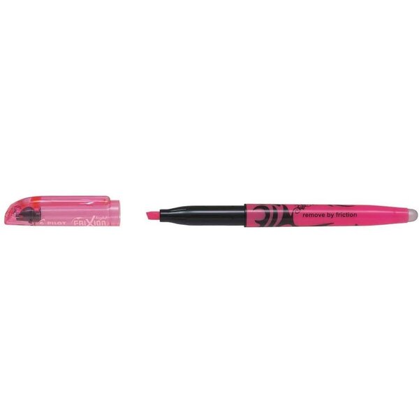 Surligneur FriXion light Effaçable Pointe Biseau 3,60 mm Rose x 12 PILOT