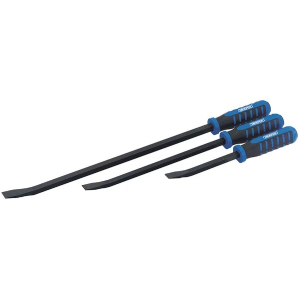 Draper tools jeu de barre de levier 3 pièces bleu 88636