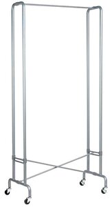 Vestiaire pliant mobile 'FOLDY' H 1800 mm Gris métal UNILUX