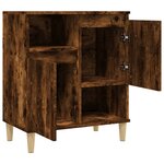 vidaXL Buffet Chêne fumé 60x35x70 cm Bois d'ingénierie