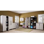 Keter Armoire de rangement basse Excellence XL Beige et taupe 93 cm