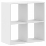 vidaXL Bibliothèque blanc 68 5x32x68 5 cm bois d'ingénierie