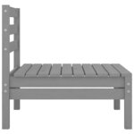 Salon de jardin meuble d'extérieur ensemble de mobilier 4 pièces gris bois de pin massif 02_0016254
