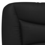 vidaXL Cadre de lit avec tête de lit Noir 120x200 cm Similicuir