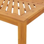 vidaXL Ensemble de salle à manger de jardin 7 pièces en bois d'acacia