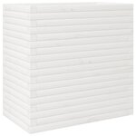 vidaXL Jardinière blanc 70x40x68 5 cm bois de pin massif