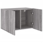 vidaXL Meuble TV mural sonoma gris 60x30x41 cm