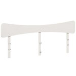 vidaXL Tête de lit blanc 180 cm bois massif de pin