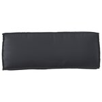 vidaXL Ensemble de coussins de palette 3 pièces en tissu Oxford noir