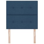 vidaXL Tête de Lit LED Bleue 100 cm Tissu