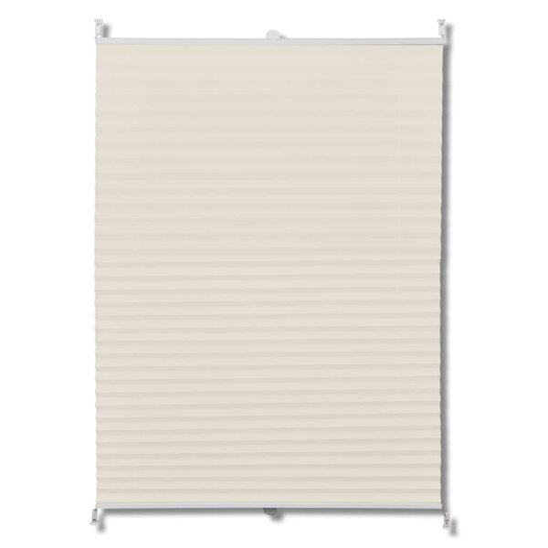 vidaXL Store plissé 90x200 cm Crème
