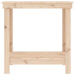vidaXL Banc de travail 80x50x80 cm Bois de pin massif