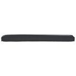 vidaXL Coussin de Palette pour Banc Noir 200x40x8 cm Tissu Oxford