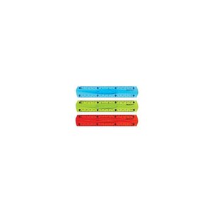 WESTCOTT 1 Règle plate, plastique, longueur: 150 mm, souple couleur aleatoire